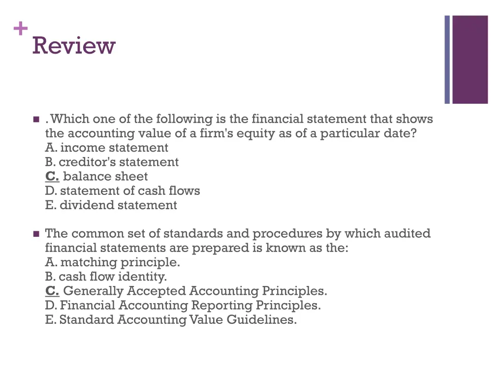 review
