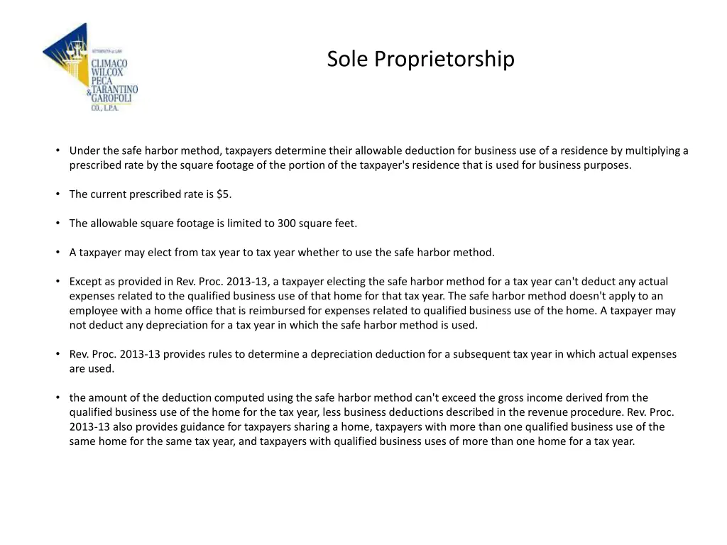 sole proprietorship 1