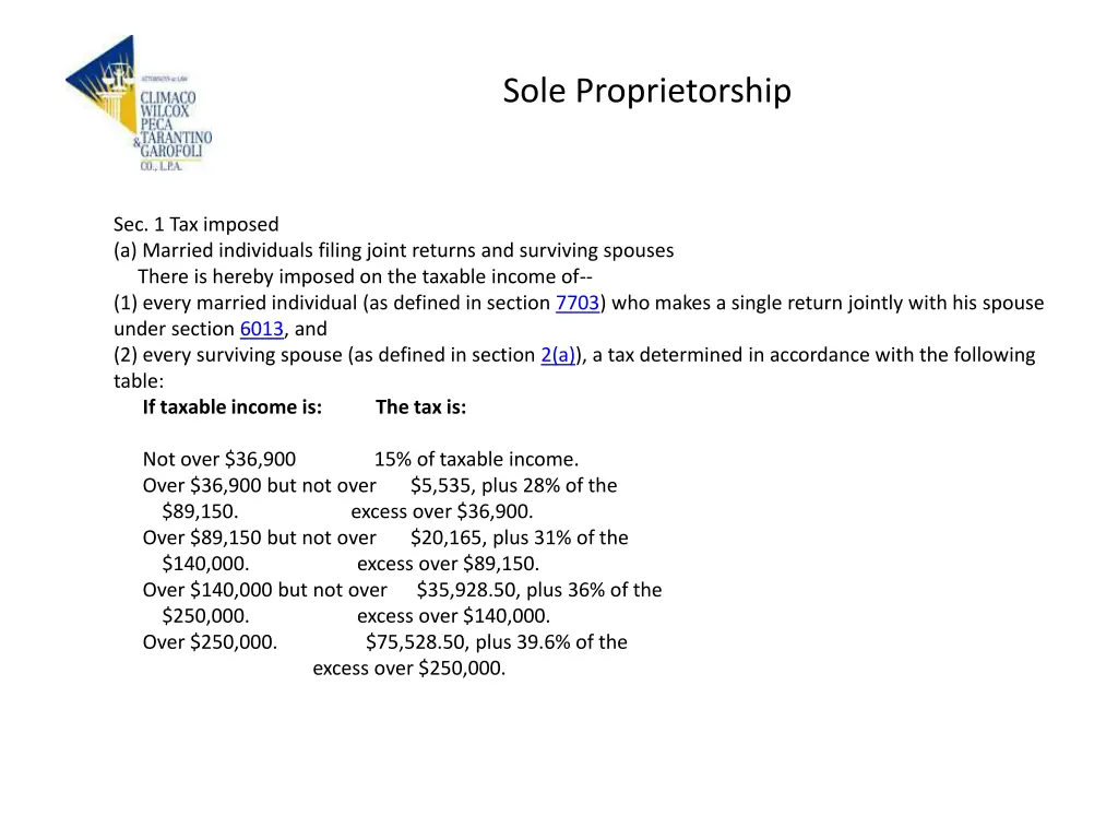 sole proprietorship 2