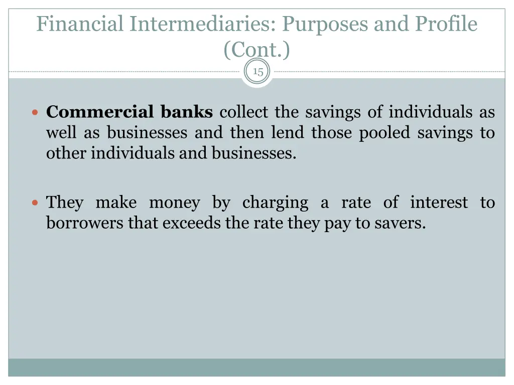 financial intermediaries purposes and profile 2