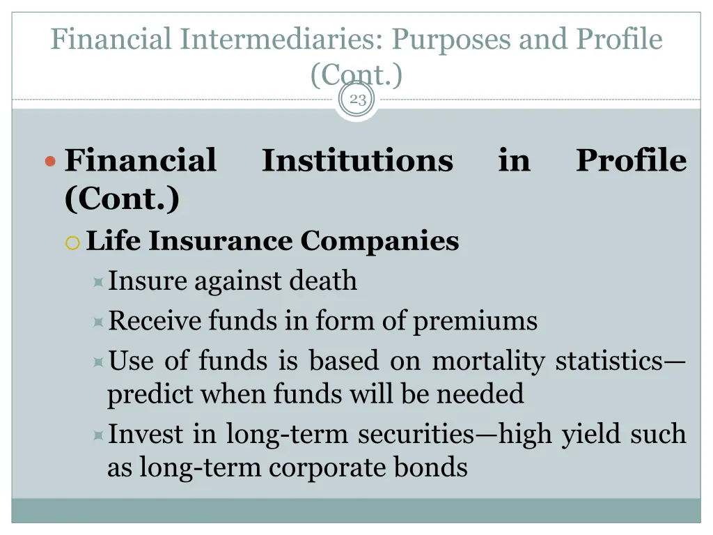 financial intermediaries purposes and profile 3
