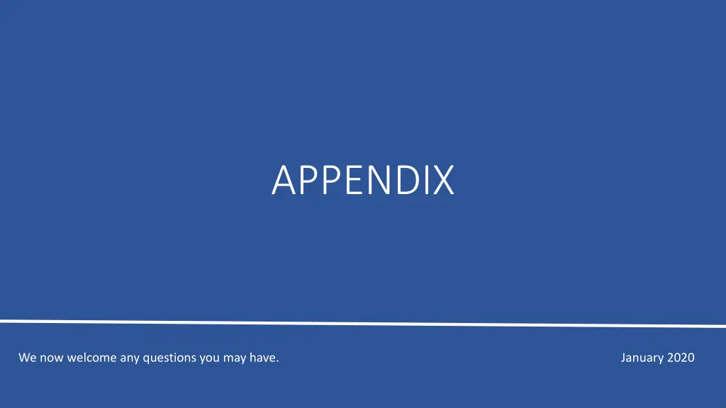 appendix