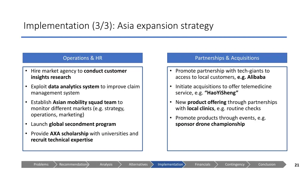implementation 3 3 asia expansion strategy 1