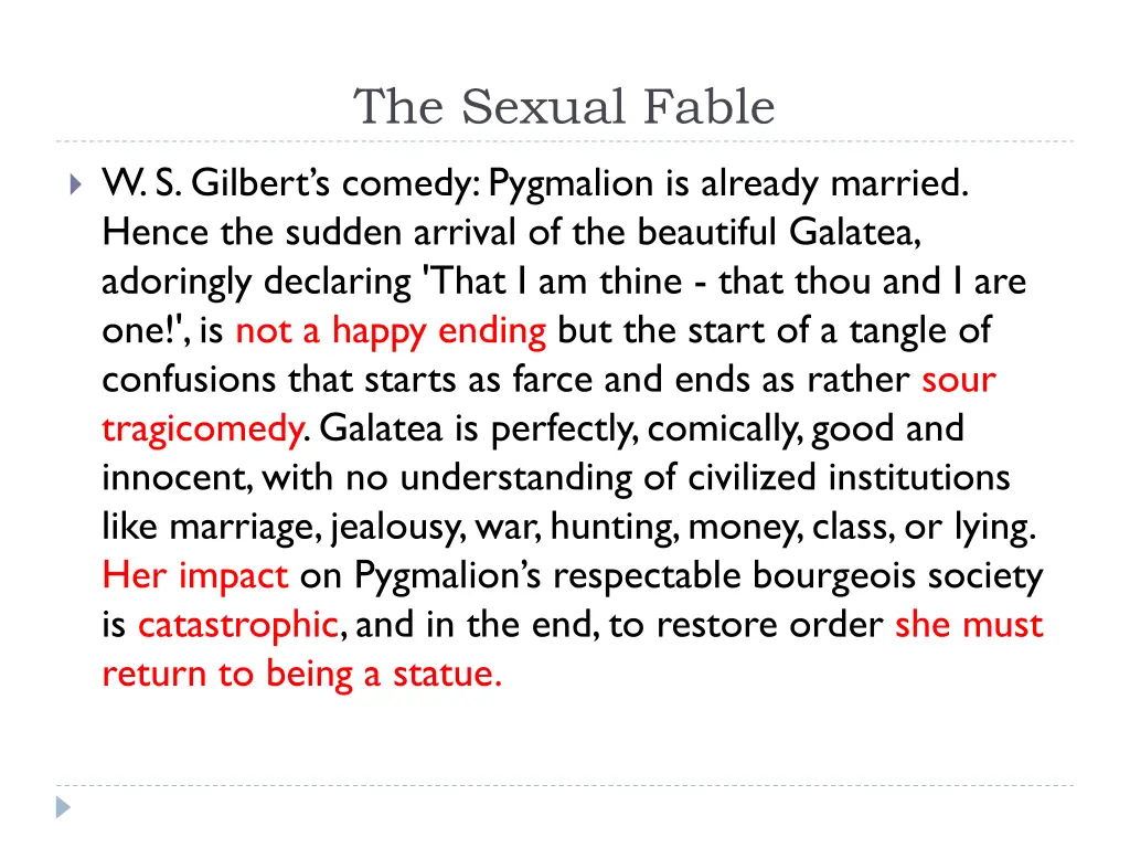 the sexual fable