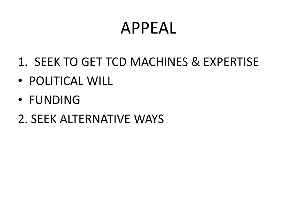 appeal