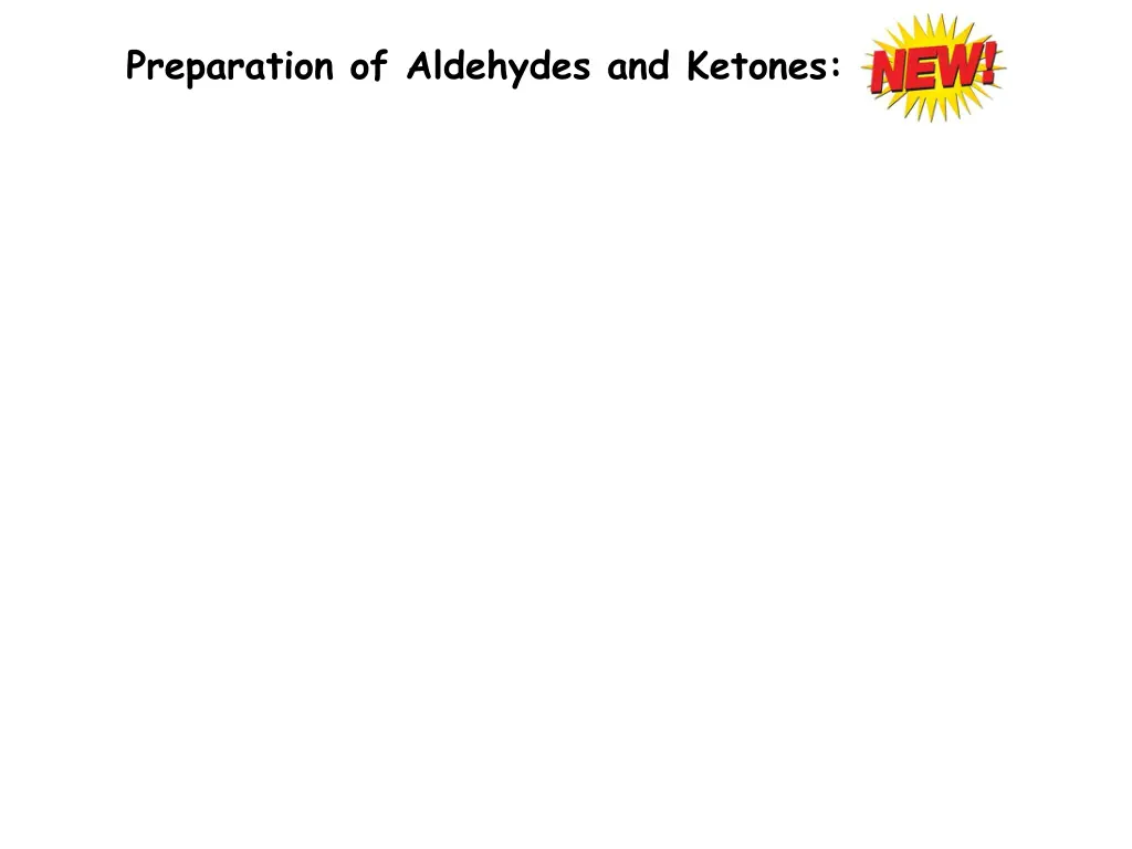 preparation of aldehydes and ketones