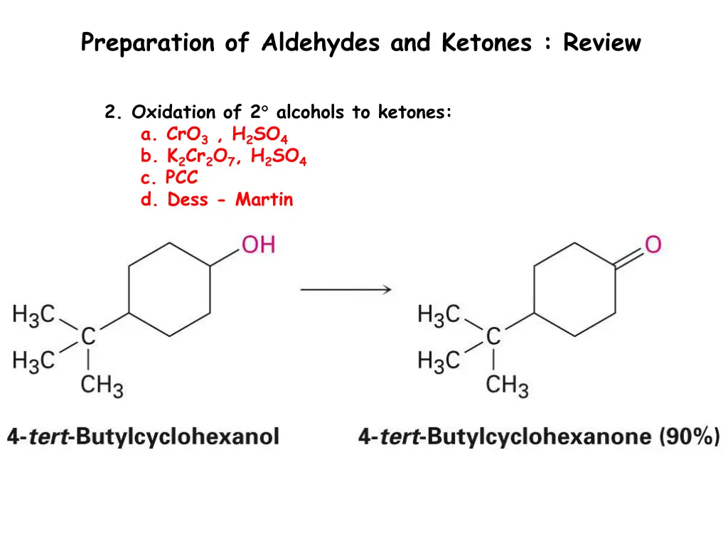 preparation of aldehydes and ketones review 3