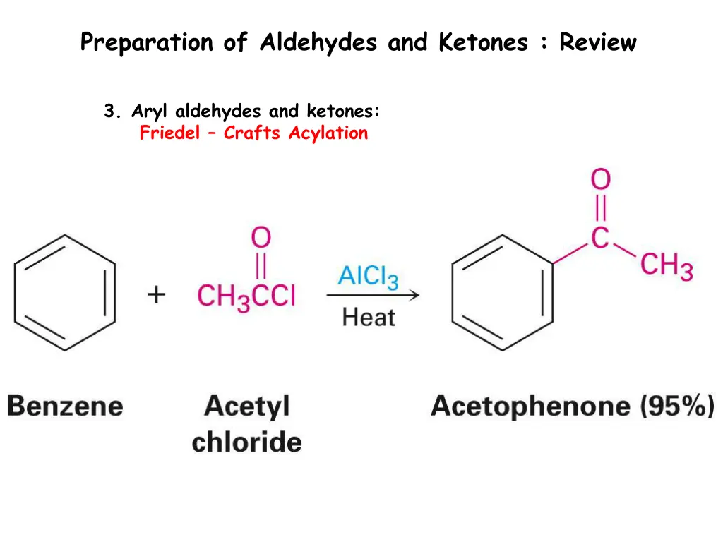 preparation of aldehydes and ketones review 5