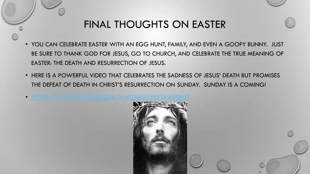 final thoughts on easter