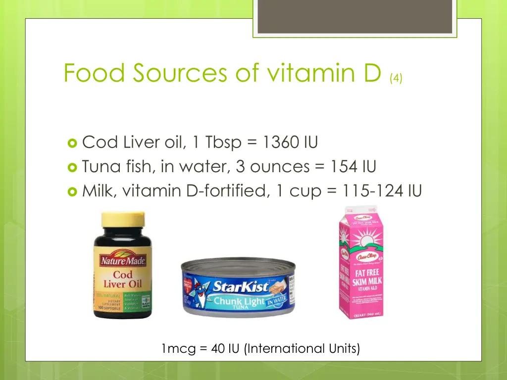 food sources of vitamin d 4