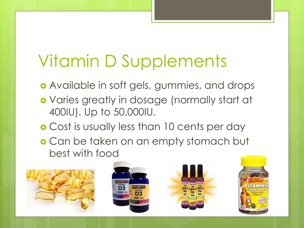 vitamin d supplements 1