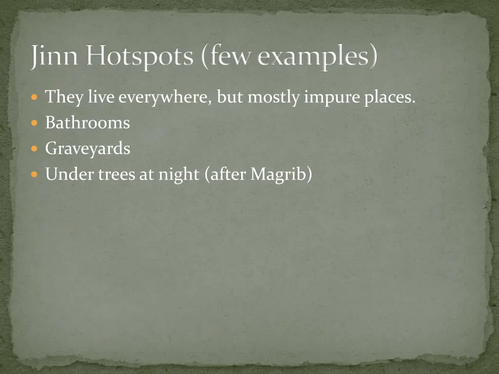 jinn hotspots few examples