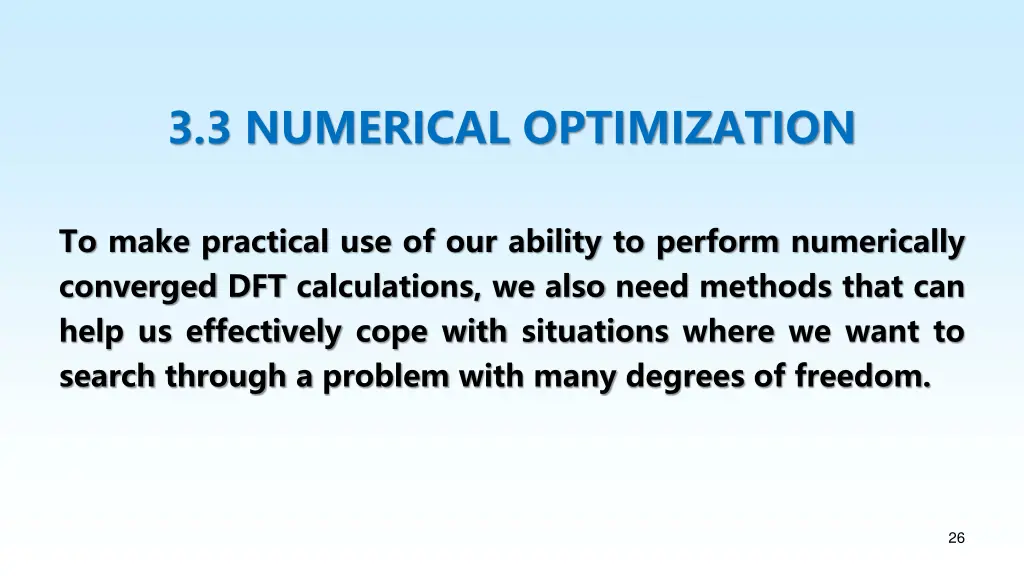3 3 numerical optimization
