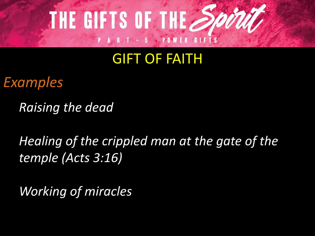 gift of faith 1