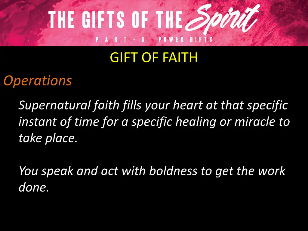 gift of faith 2