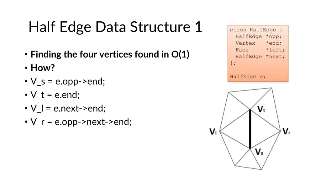 half edge data structure 1