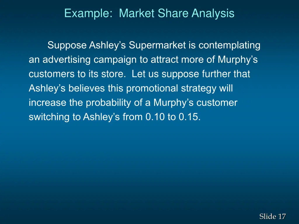 example market share analysis 9