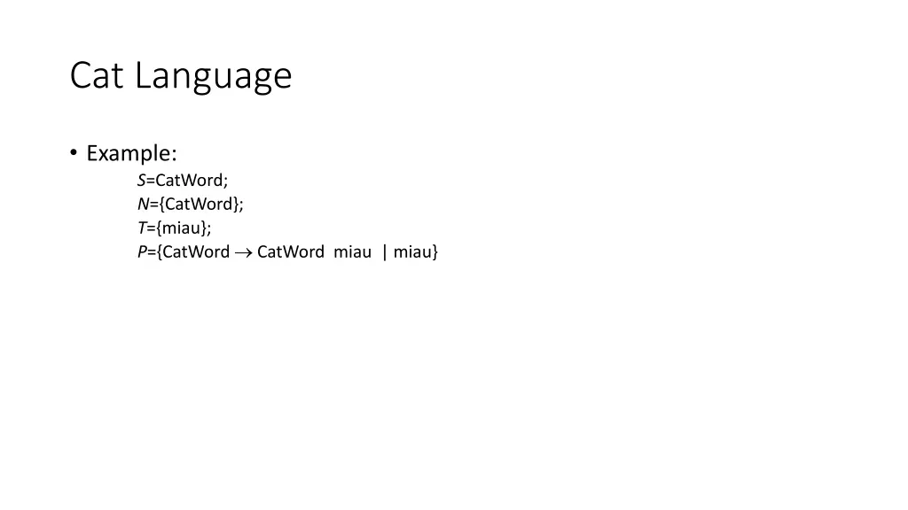 cat language