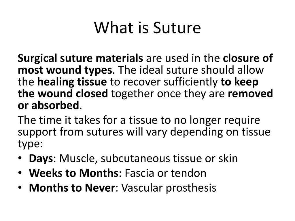 what is suture