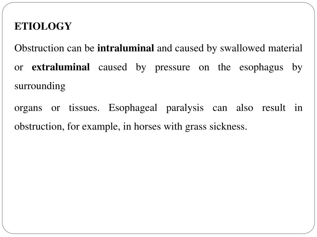 etiology