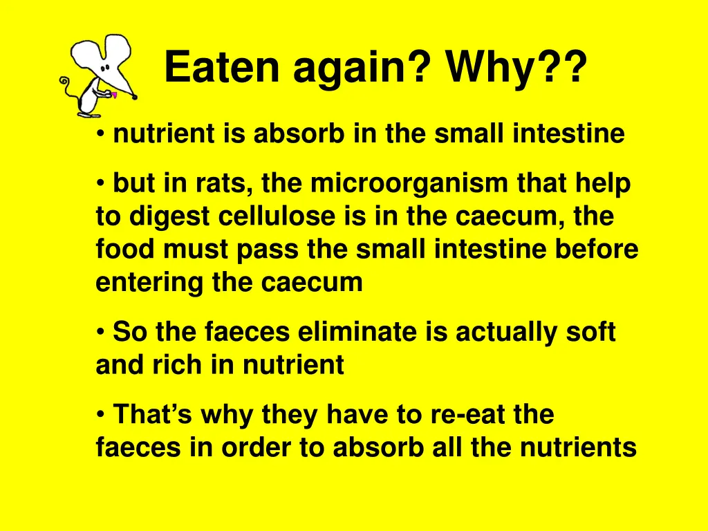 eaten again why 1
