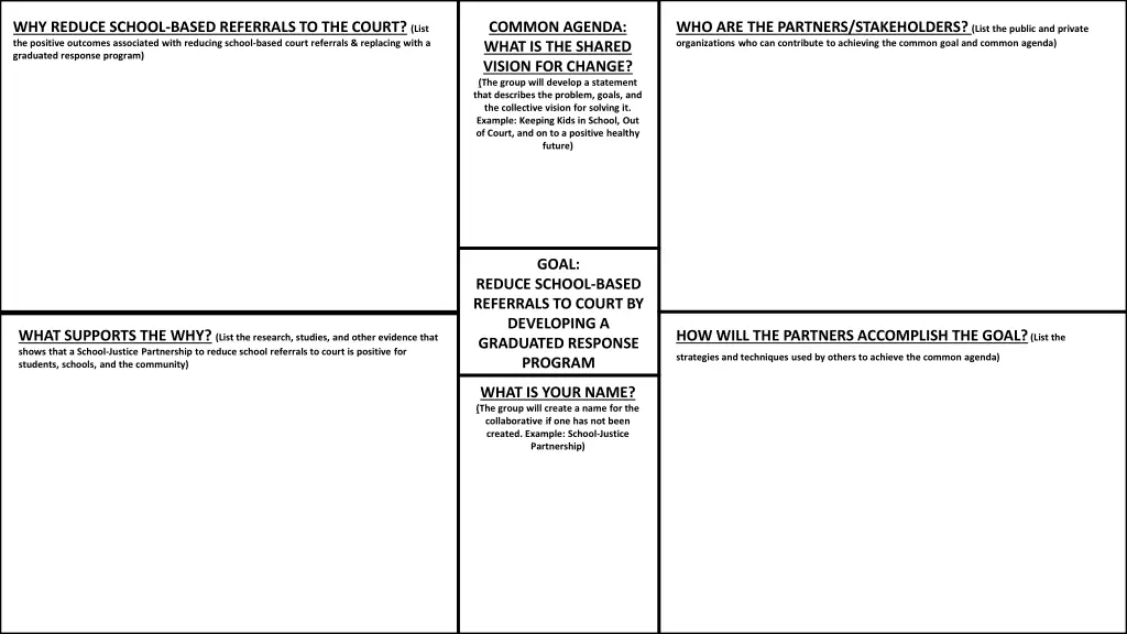 why reduce school based referrals to the court