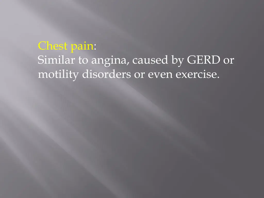 chest pain similar to angina caused by gerd