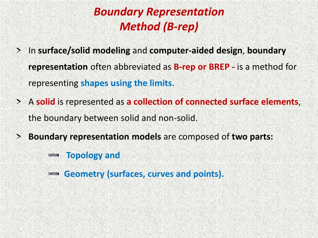 boundary representation method b rep