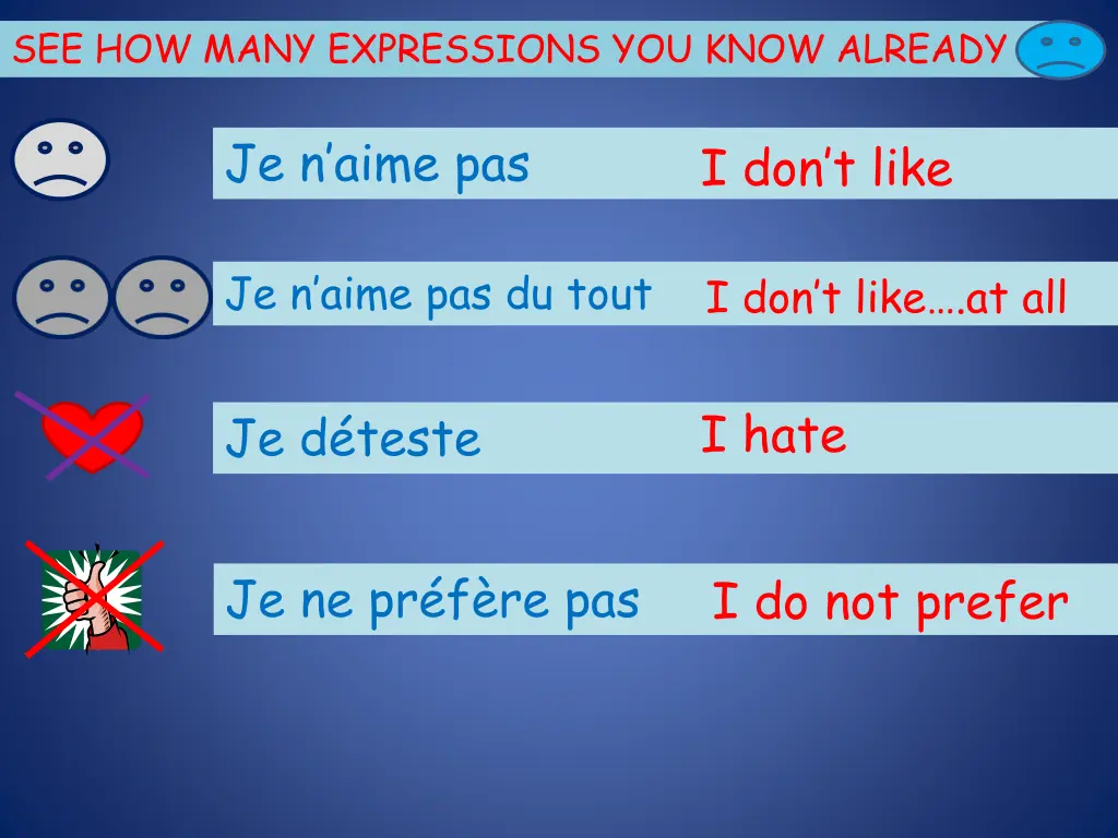 see how many expressions you know already 1