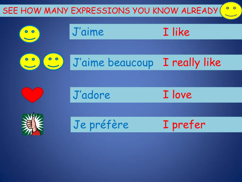 see how many expressions you know already