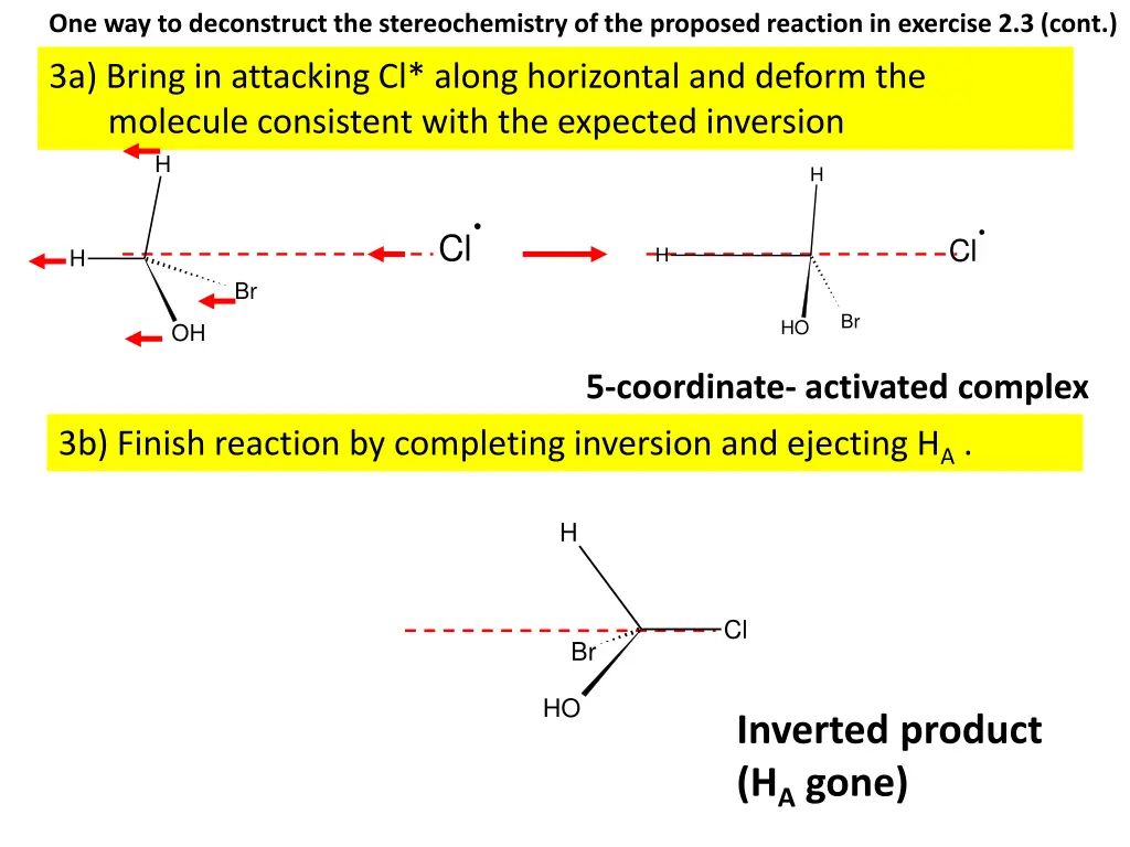 one way to deconstruct the stereochemistry 1