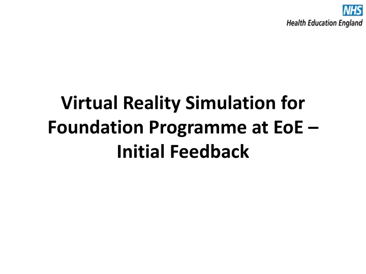 virtual reality simulation for foundation