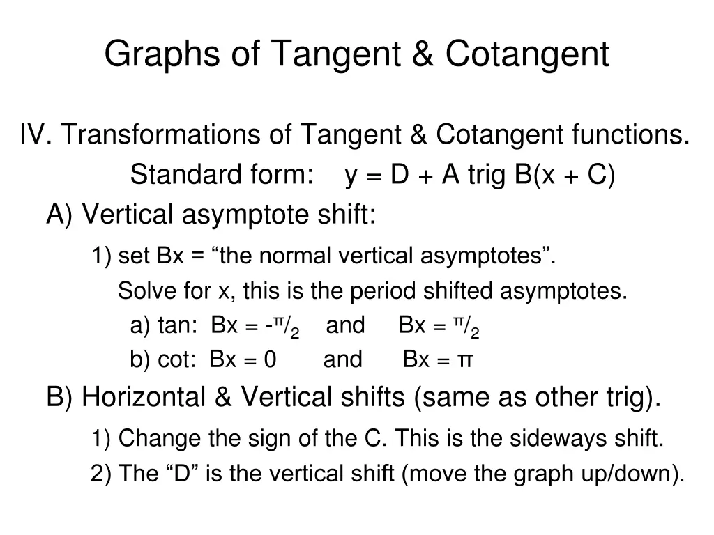 graphs of tangent cotangent 4