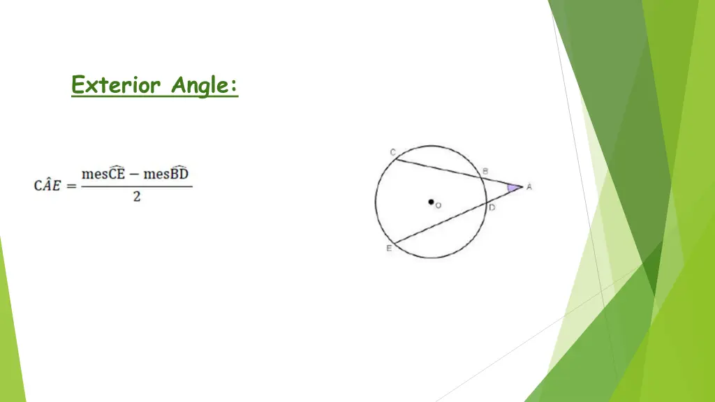 exterior angle
