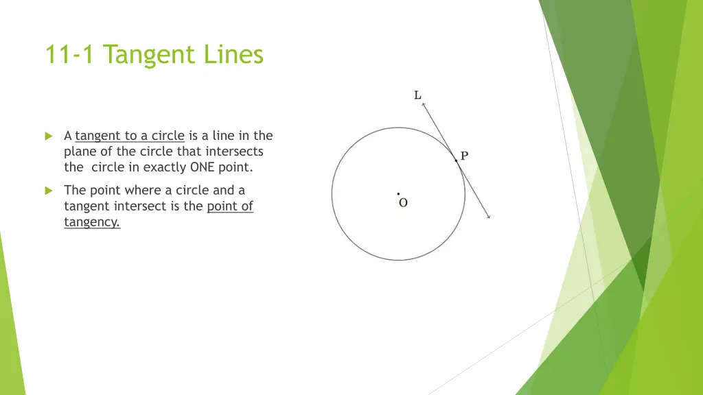 11 1 tangent lines