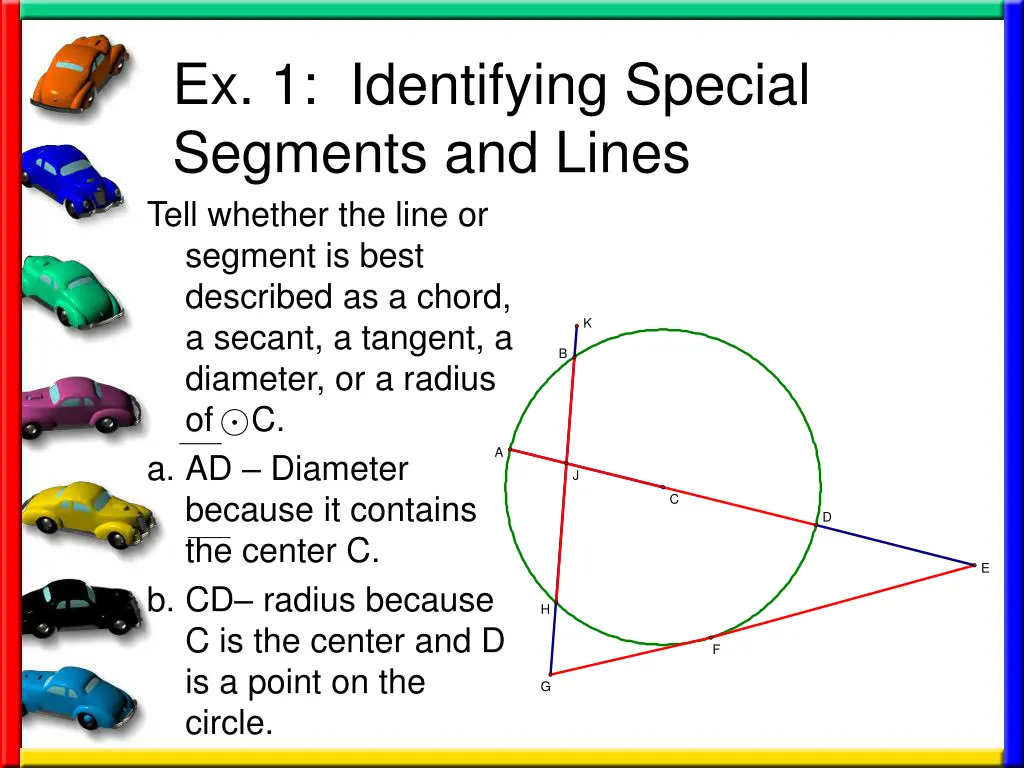 ex 1 identifying special segments and lines tell 2
