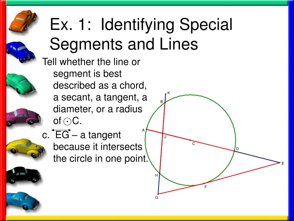 ex 1 identifying special segments and lines tell 3
