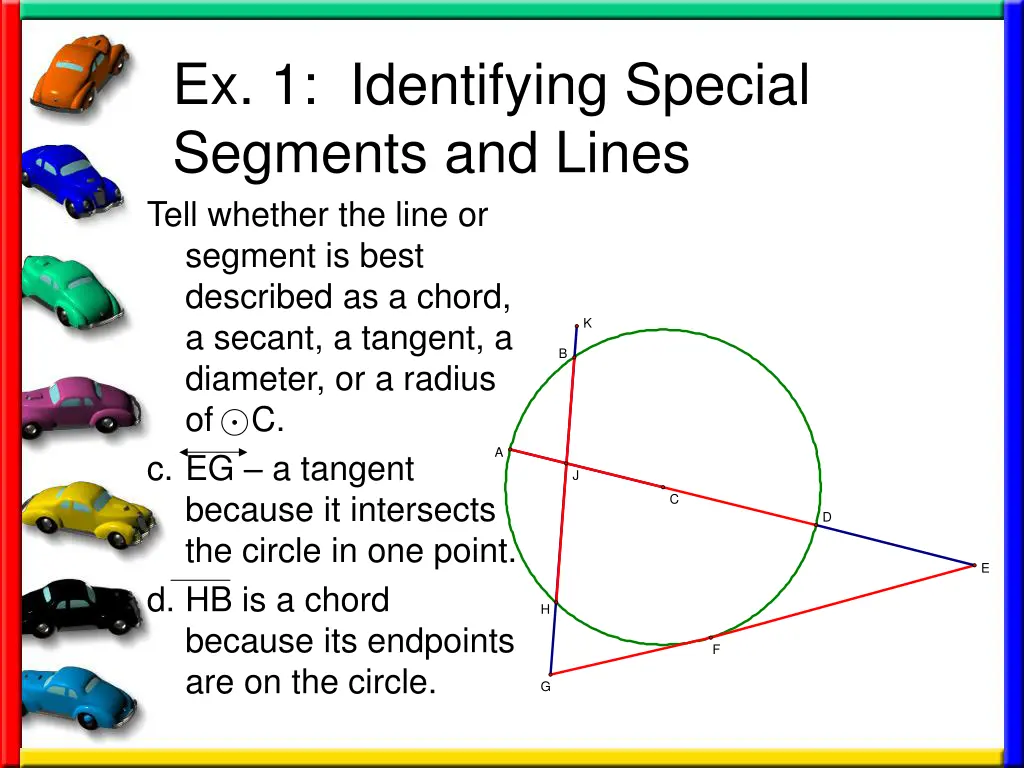 ex 1 identifying special segments and lines tell 4
