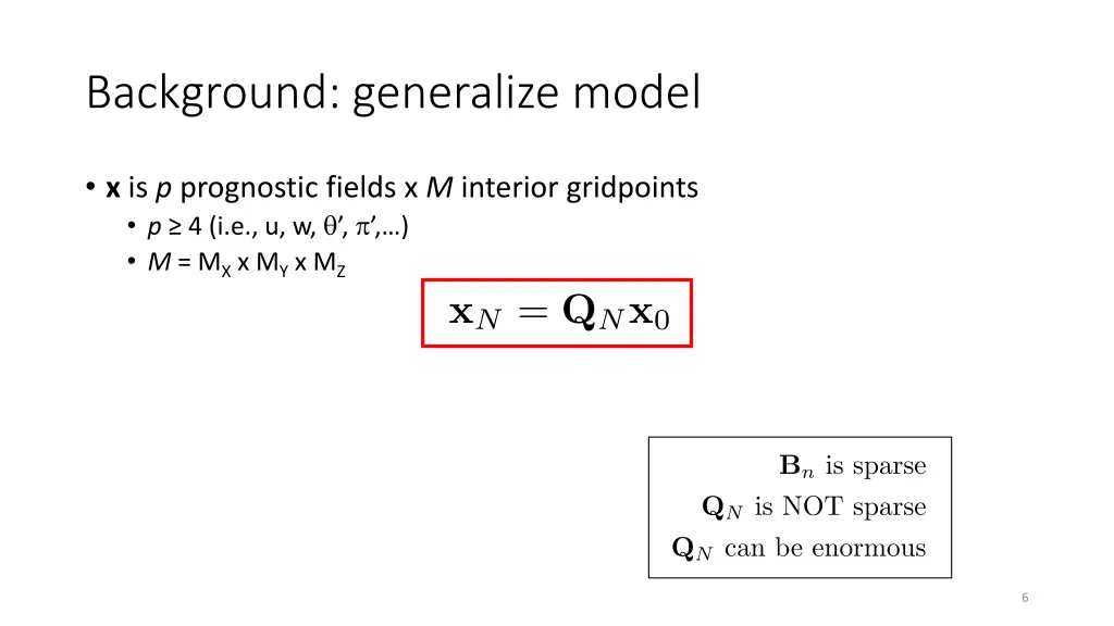 background generalize model
