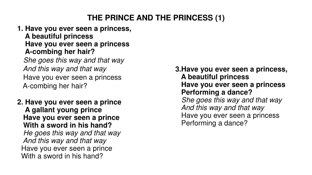the prince and the princess 1