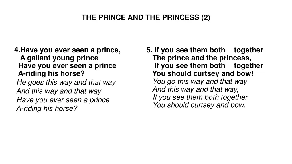 the prince and the princess 2