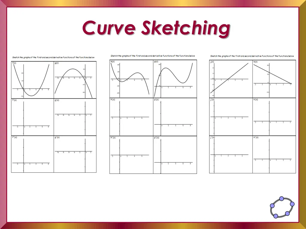 curve sketching