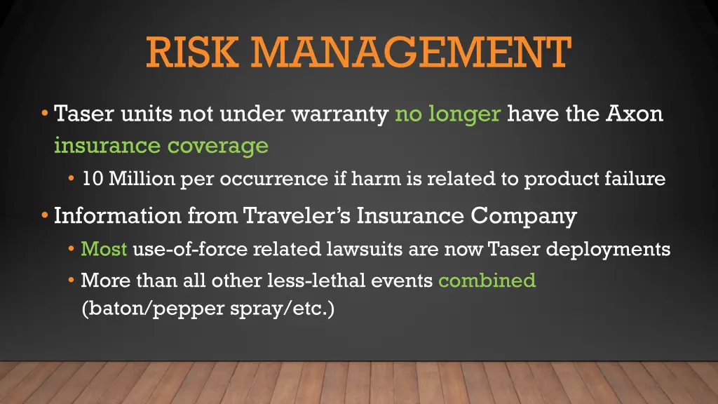risk management