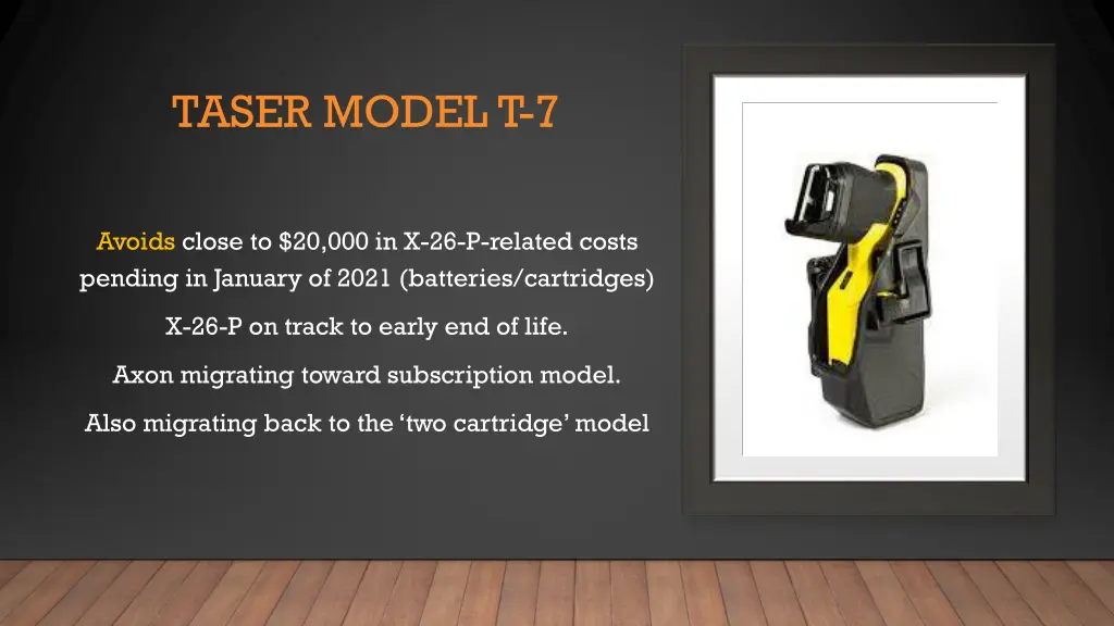 taser model t 7 1