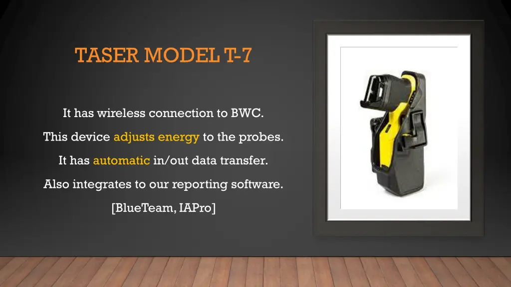 taser model t 7