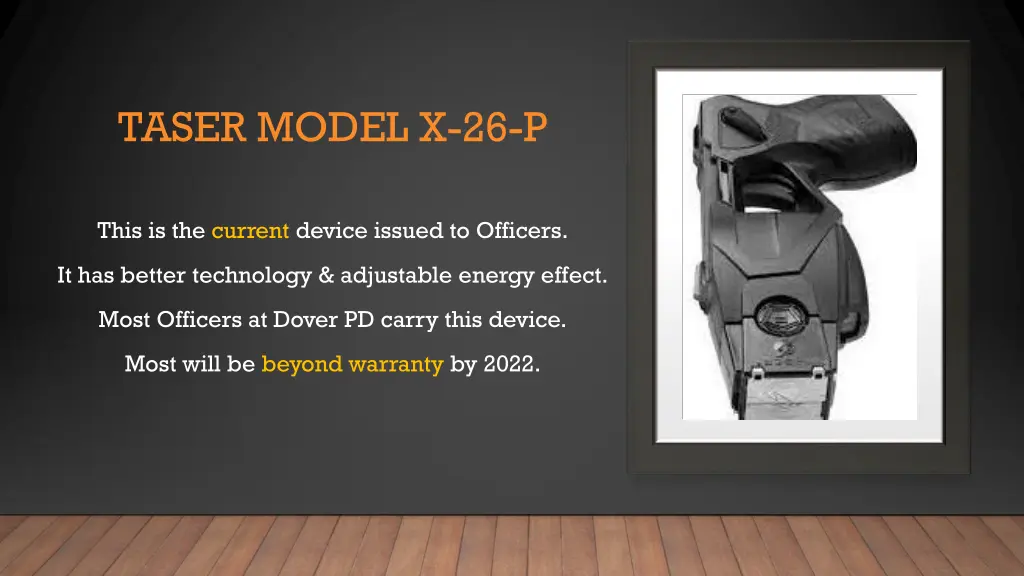 taser model x 26 p