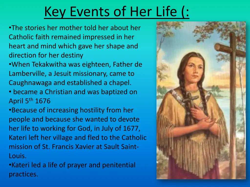 key events of her life the stories her mother