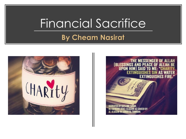 financial sacrifice by cheam nasirat