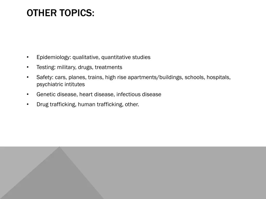 other topics 2