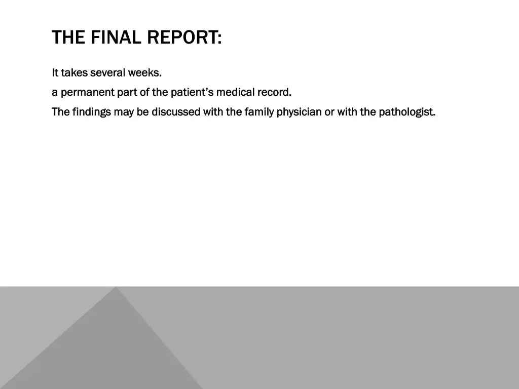 the final report